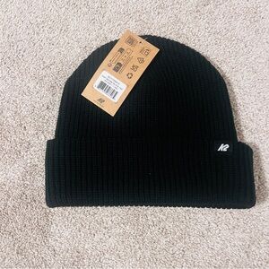 K2 Unisex Black Knit Beanie 2026 NWT One Size Brand New